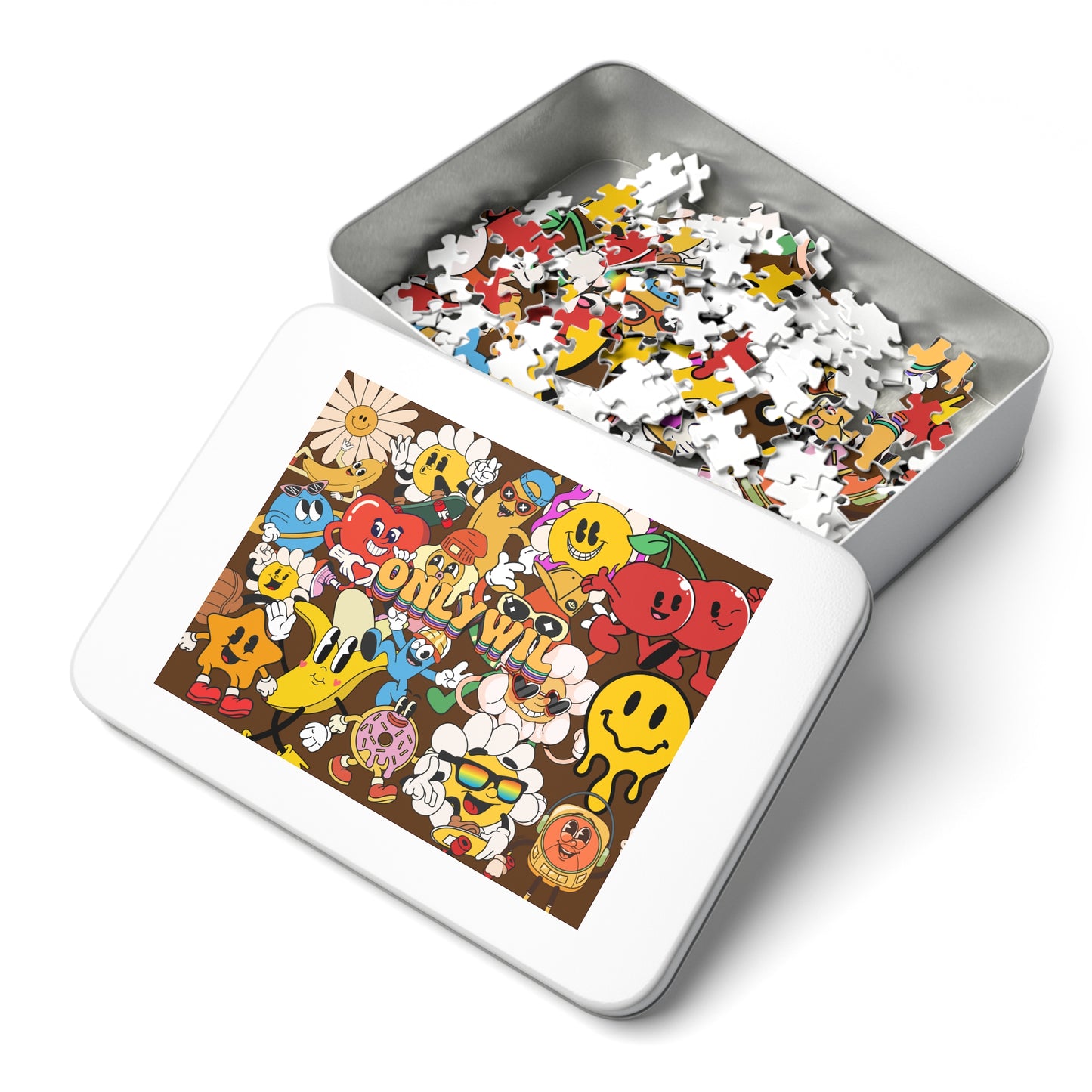 Jigsaw Puzzle with Tin