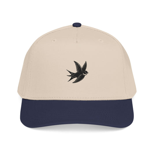 Embroidered Swallow Cap — Vintage Bird Baseball Hat