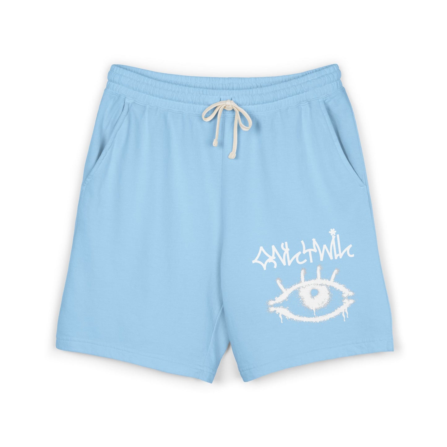 Unisex Garment-Dyed Lightweight Fleece Sweat Shorts