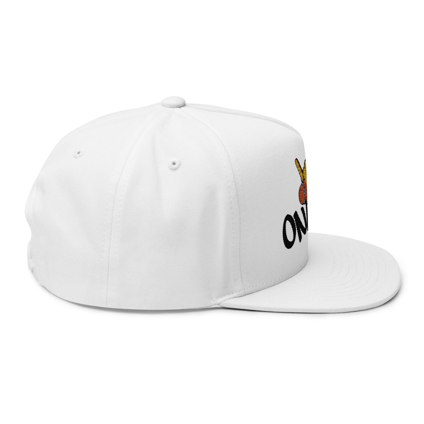 Flat Bill Cap (Embroidery)