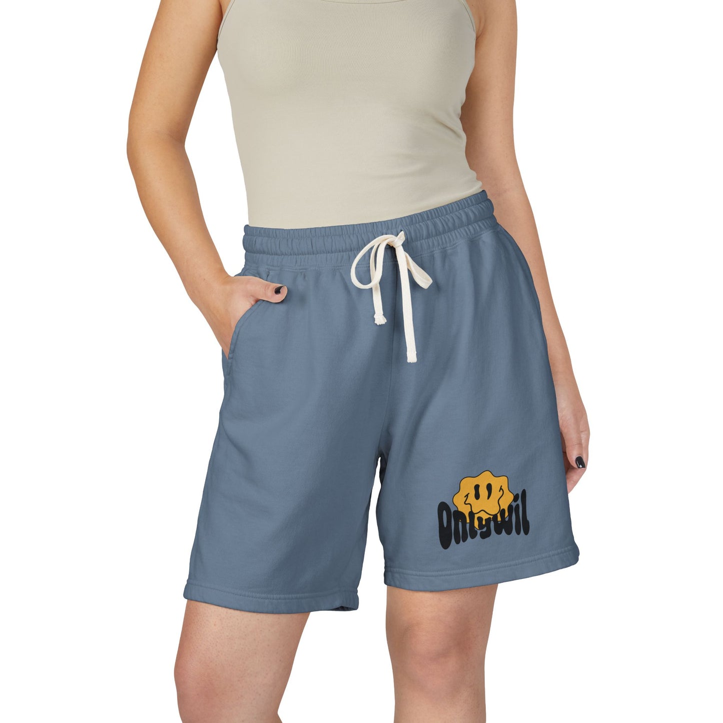 Unisex Garment-Dyed Lightweight Fleece Sweat Shorts