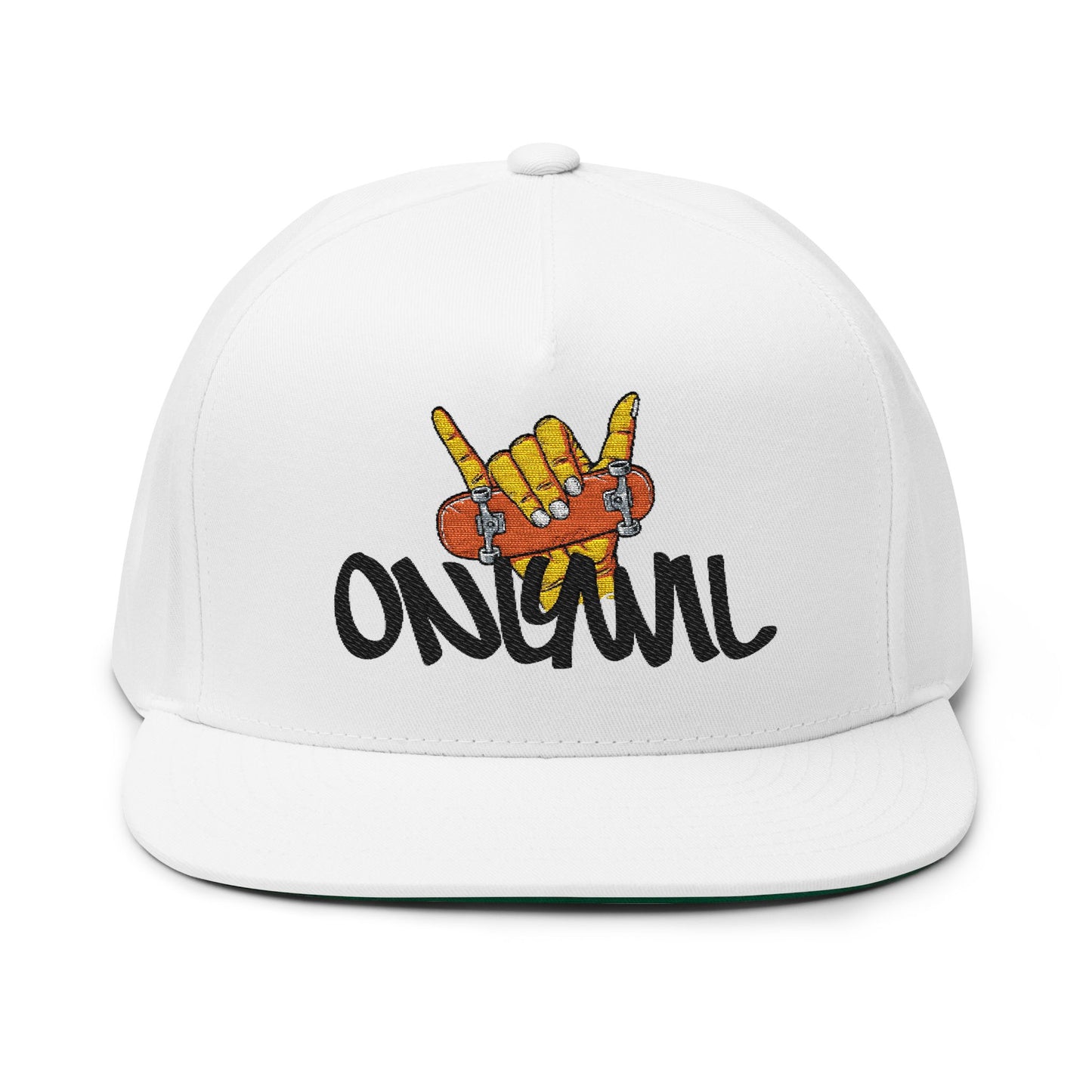 Flat Bill Cap (Embroidery)