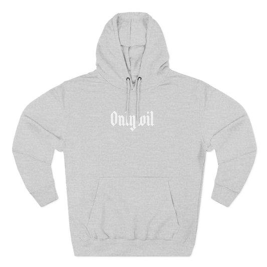 Three-Panel Fleece Hoodie