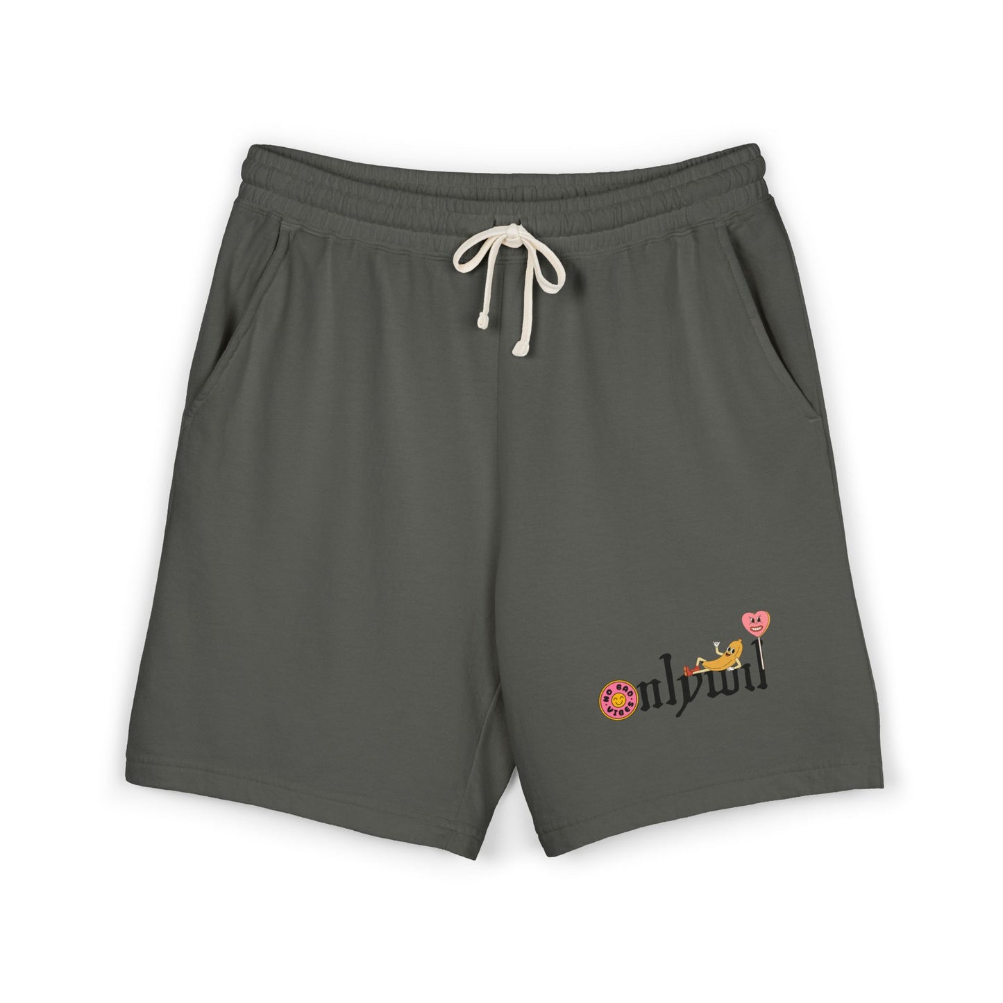 Unisex Garment-Dyed Lightweight Fleece Sweat Shorts