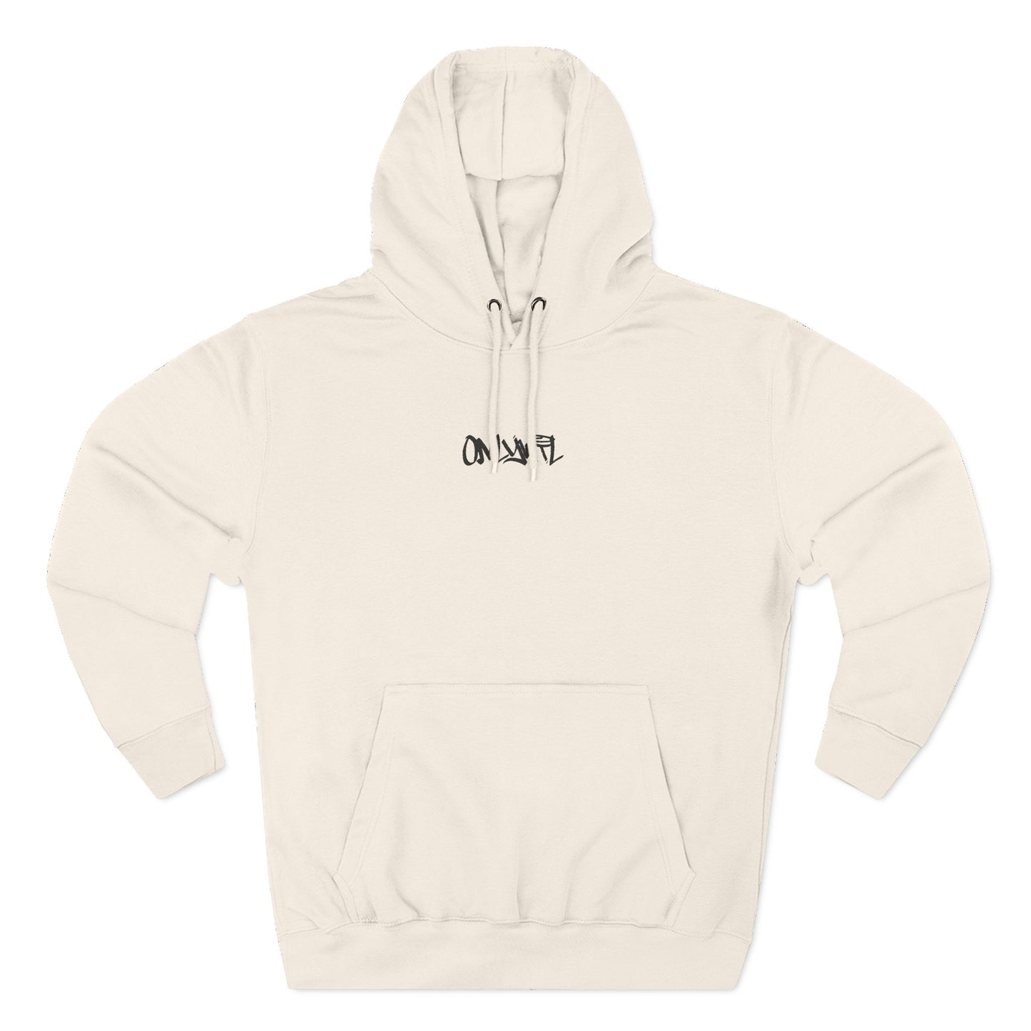 Three-Panel Fleece Hoodie