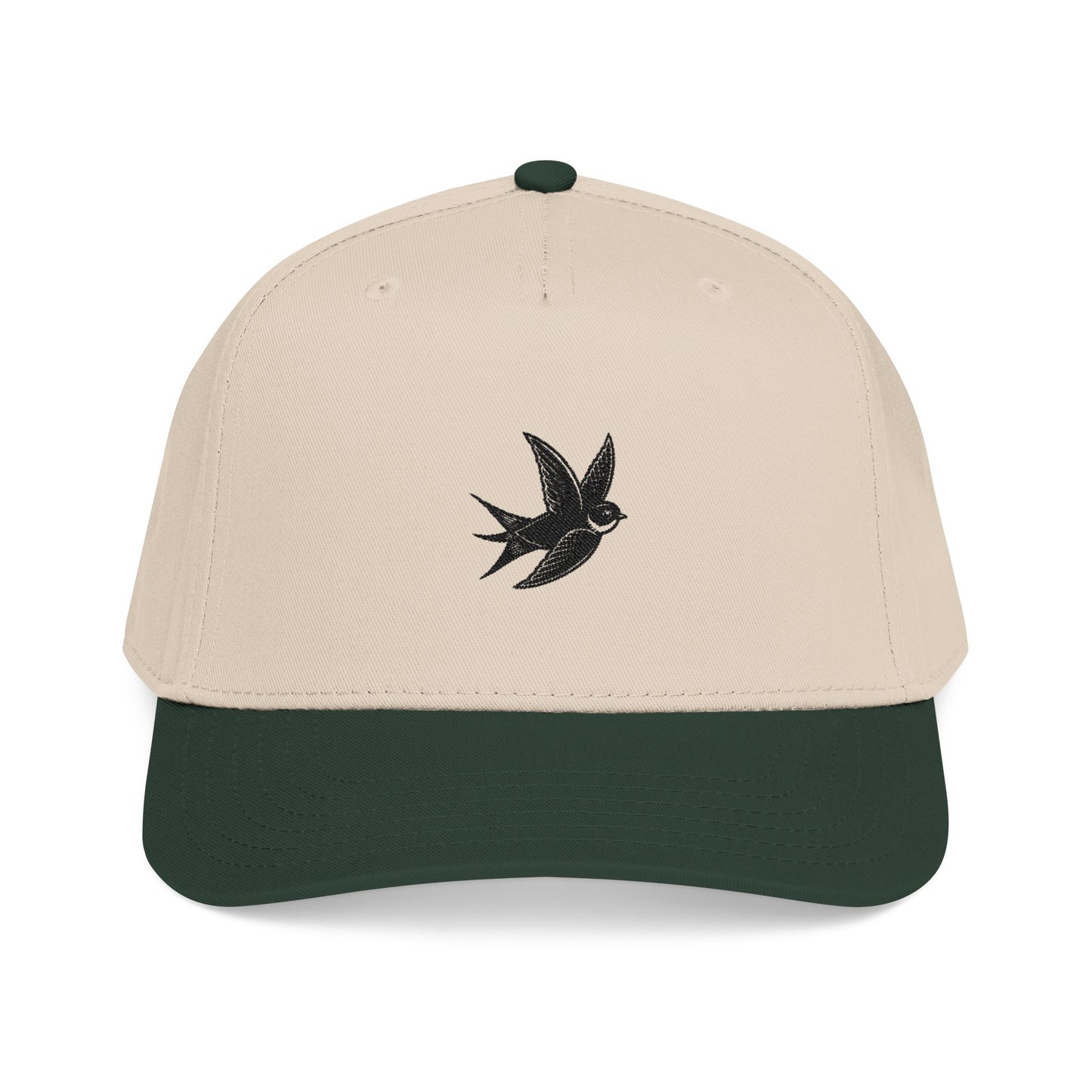 Embroidered Swallow Cap — Vintage Bird Baseball Hat