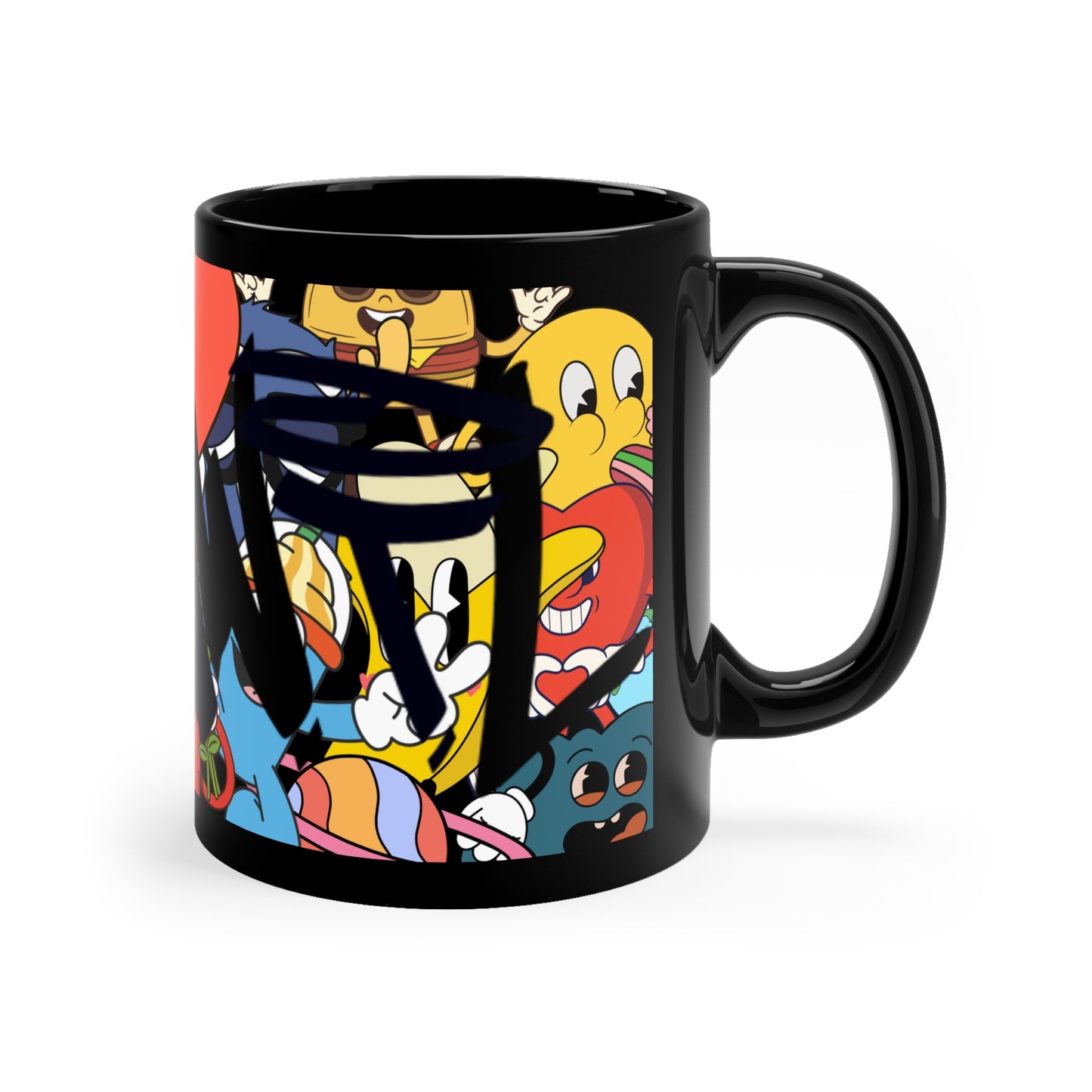 Black Coffee Mug, 11oz