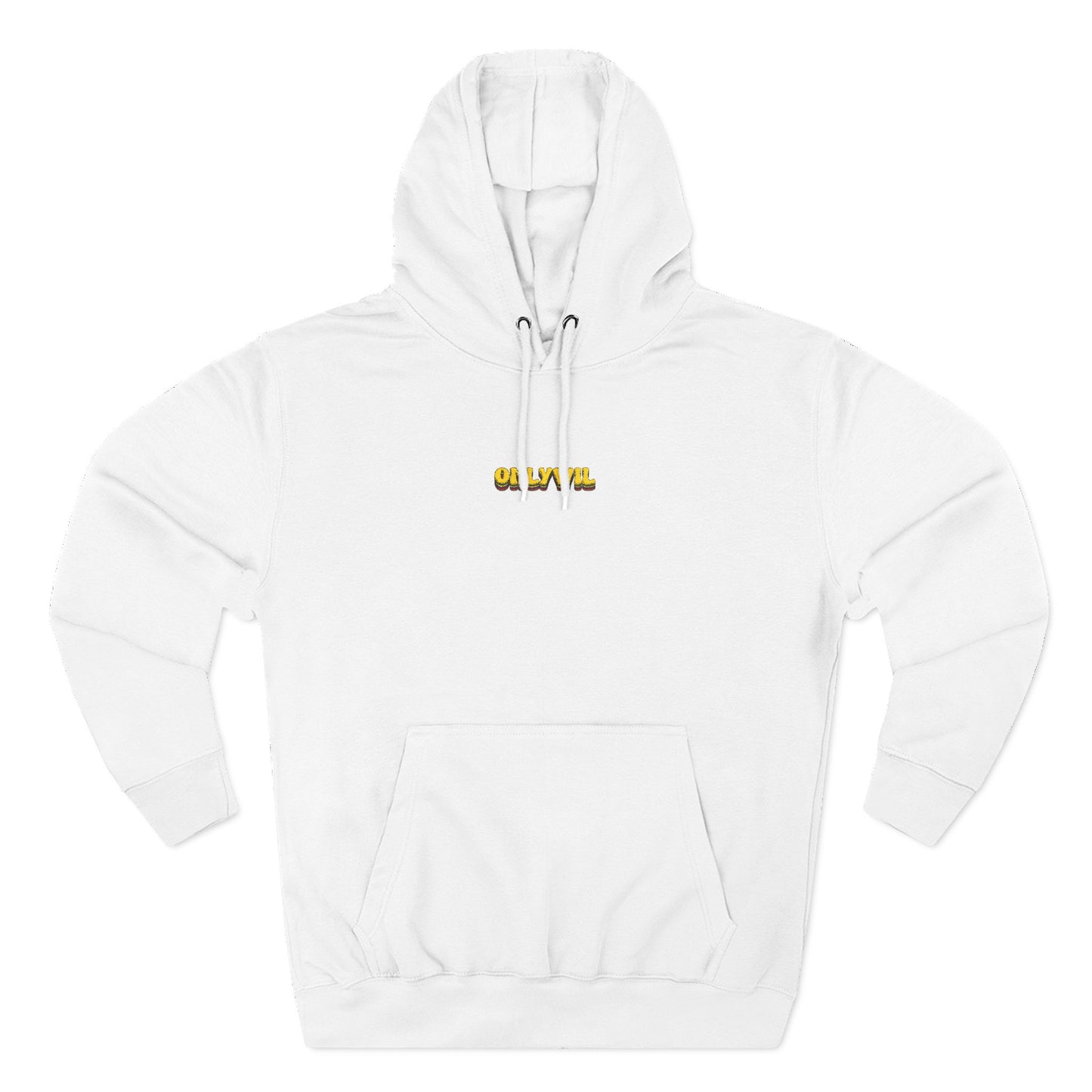 Three-Panel Fleece Hoodie