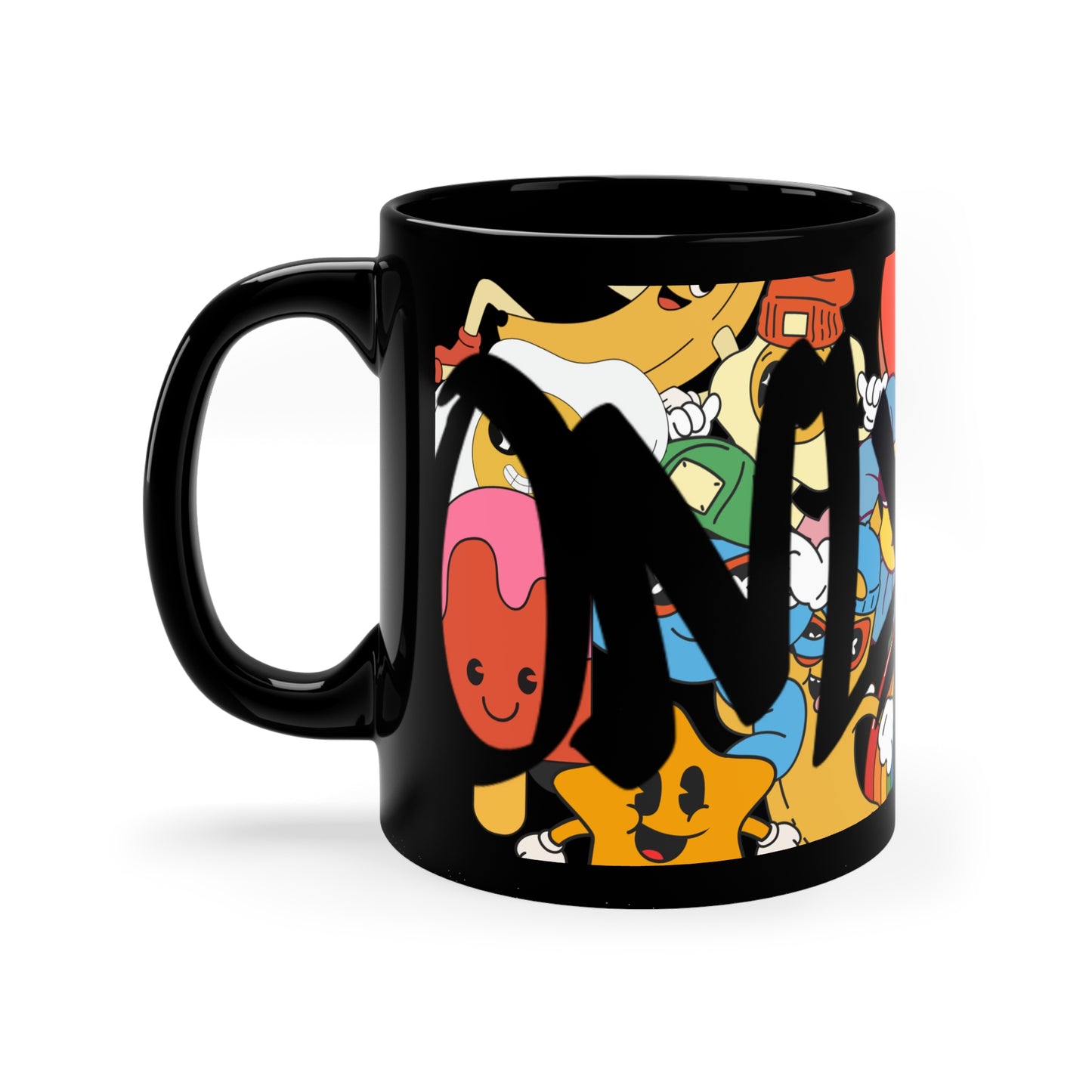 Black Coffee Mug, 11oz