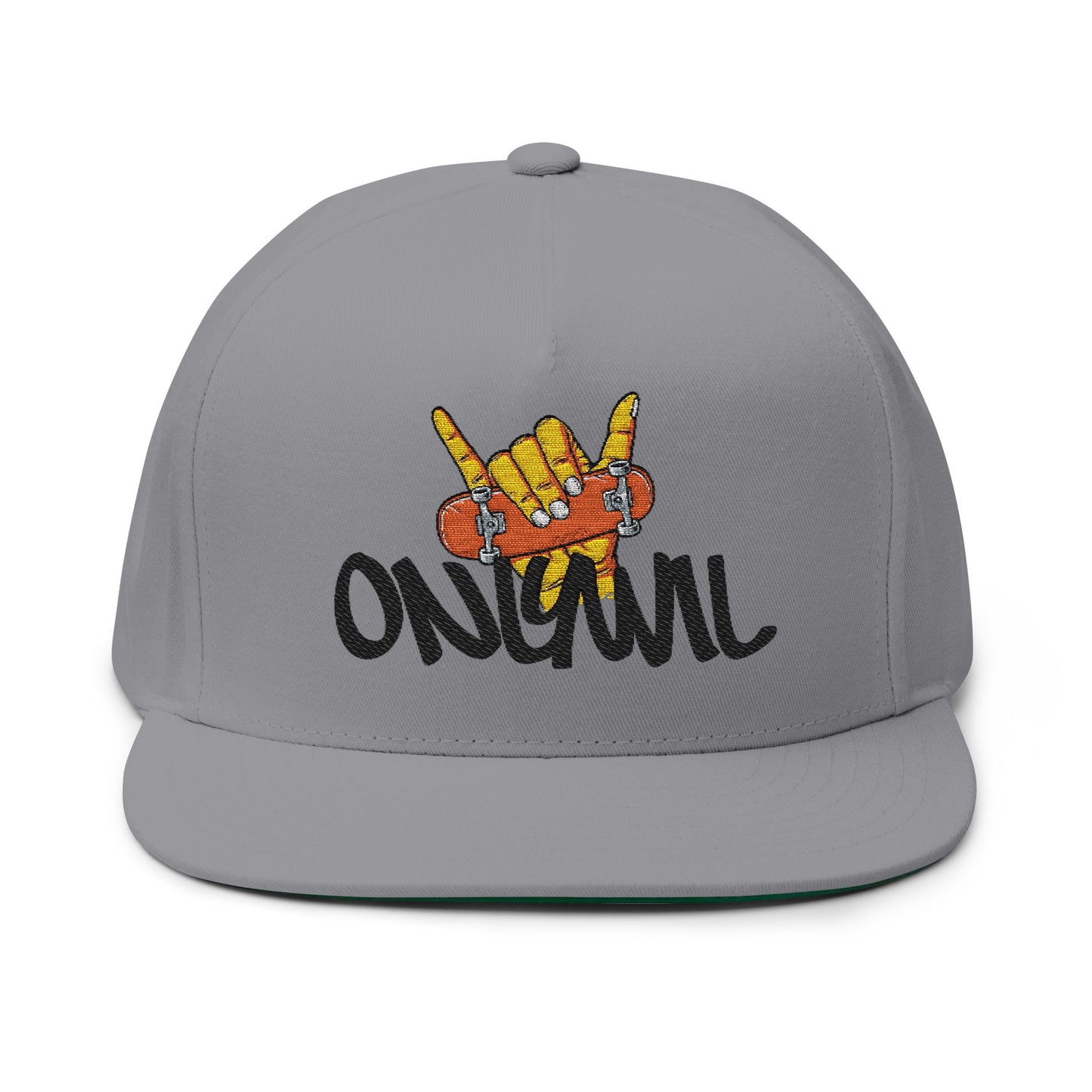 Flat Bill Cap (Embroidery)
