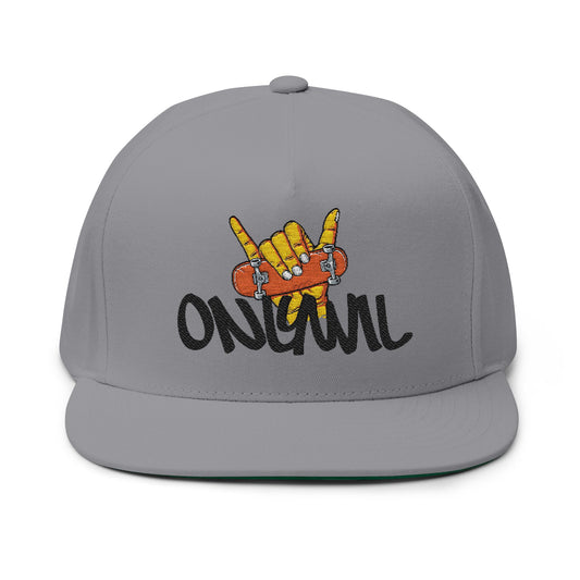 Flat Bill Cap (Embroidery)