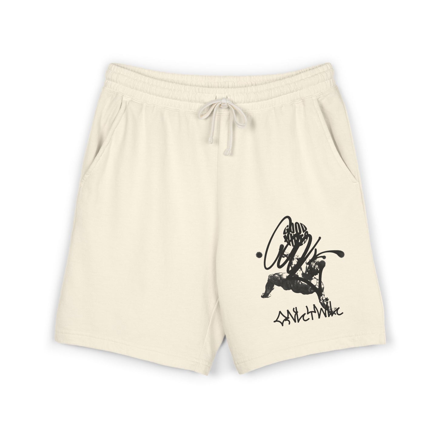 Unisex Garment-Dyed Lightweight Fleece Sweat Shorts