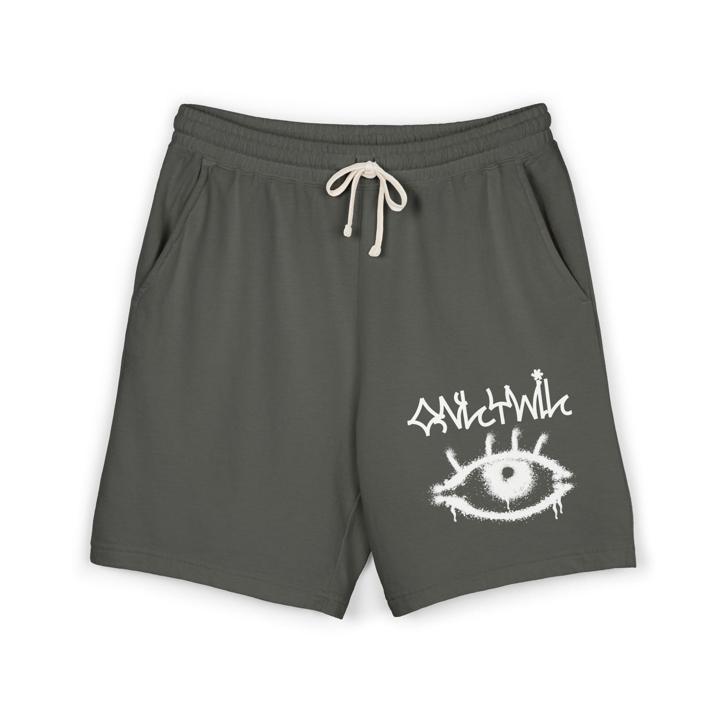 Unisex Garment-Dyed Lightweight Fleece Sweat Shorts