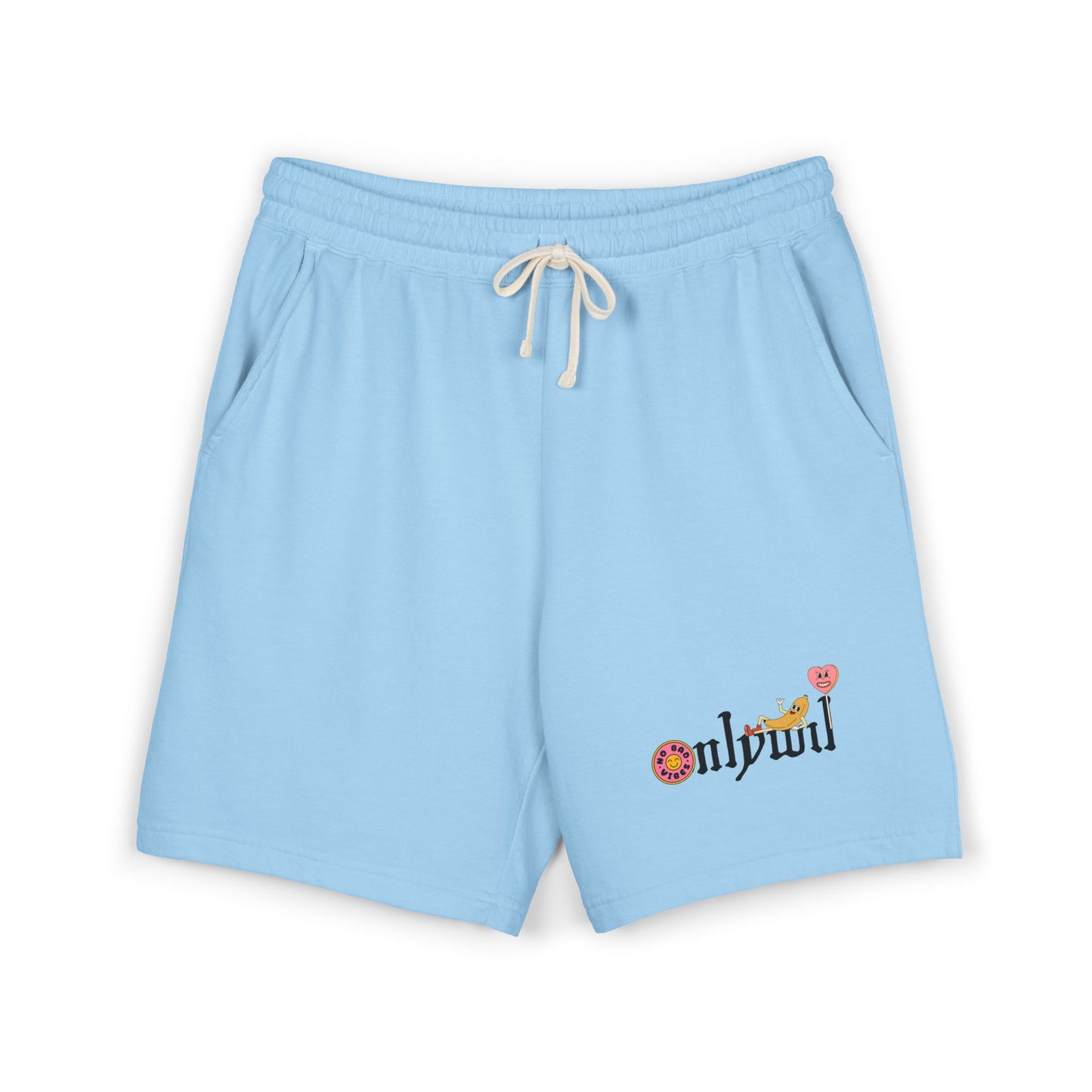 Unisex Garment-Dyed Lightweight Fleece Sweat Shorts