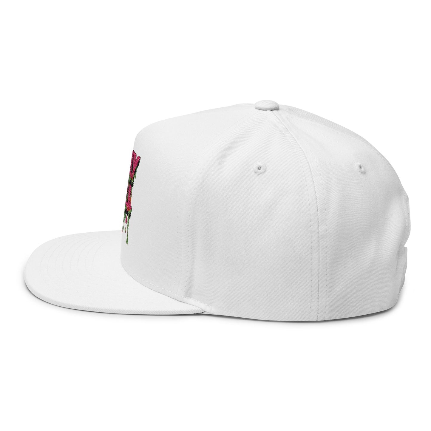 Flat Bill Cap (Embroidery)