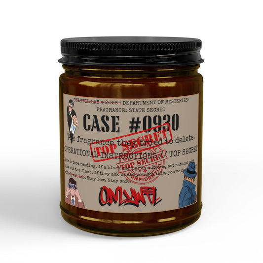 Scented Soy Candles with Black Lid, (4 and 9oz)