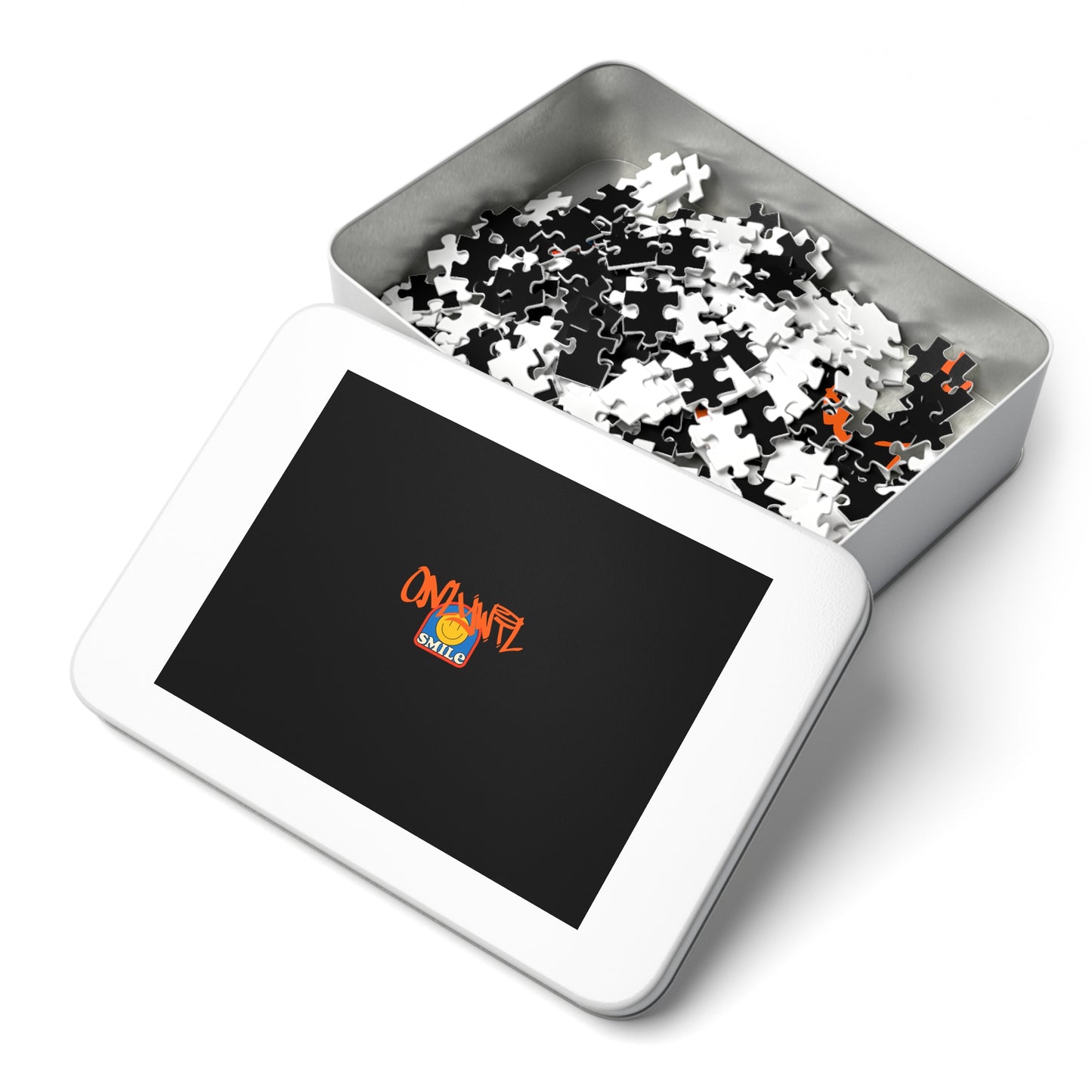 Jigsaw Puzzle with Tin