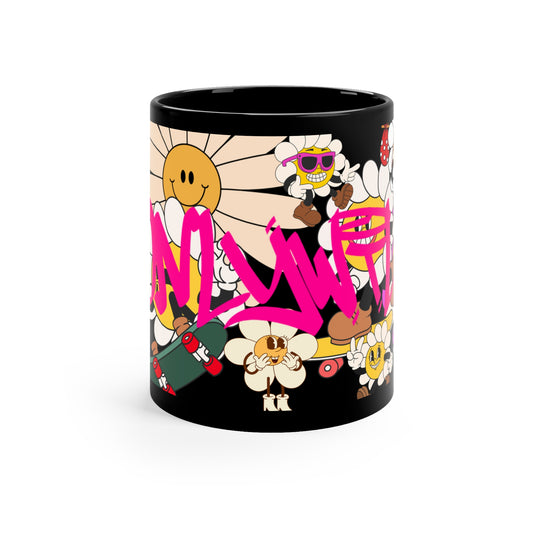 Black Coffee Mug, 11oz