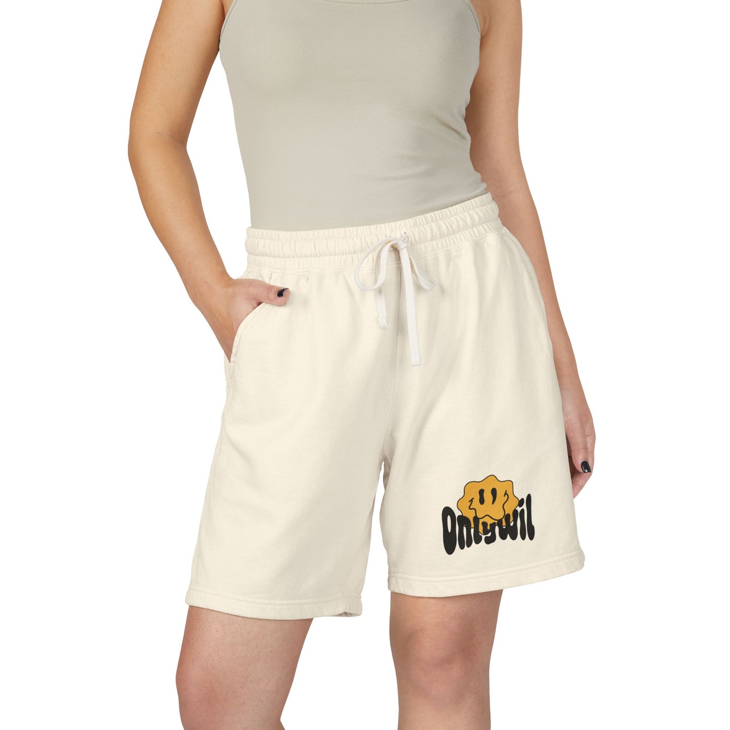 Unisex Garment-Dyed Lightweight Fleece Sweat Shorts