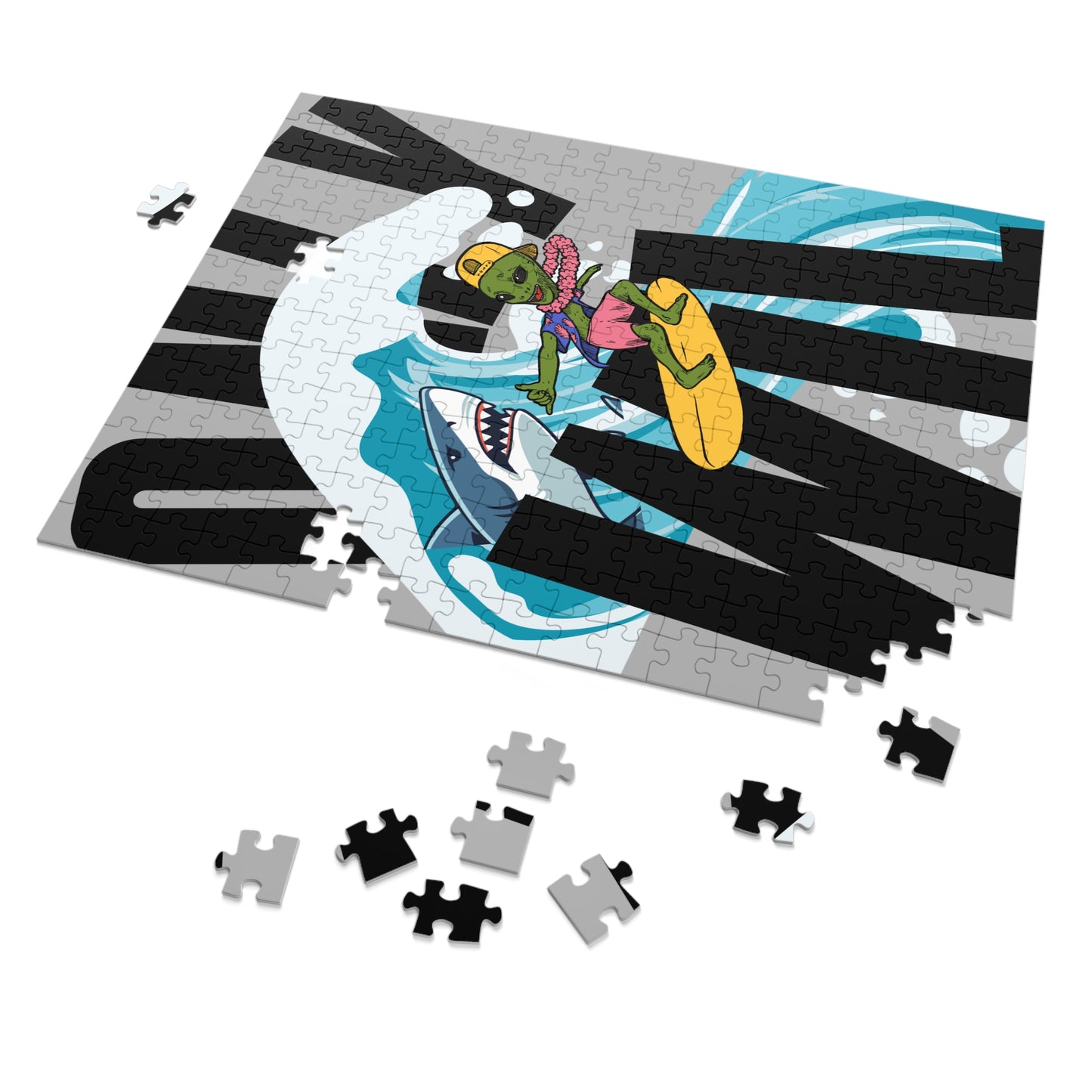 Jigsaw Puzzle with Tin
