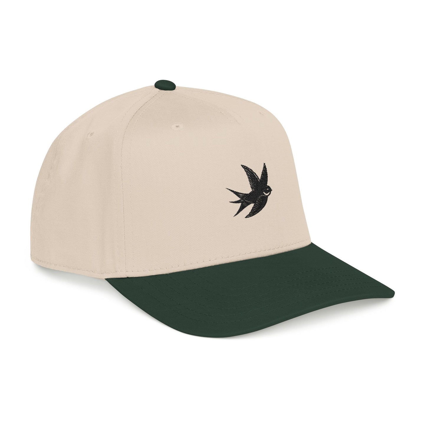 Embroidered Swallow Cap — Vintage Bird Baseball Hat
