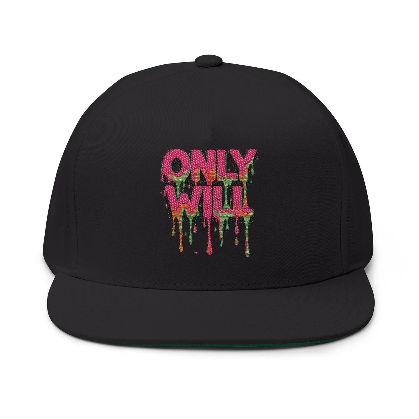Flat Bill Cap (Embroidery)