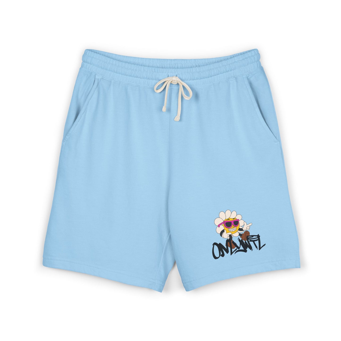 Unisex Garment-Dyed Lightweight Fleece Sweat Shorts