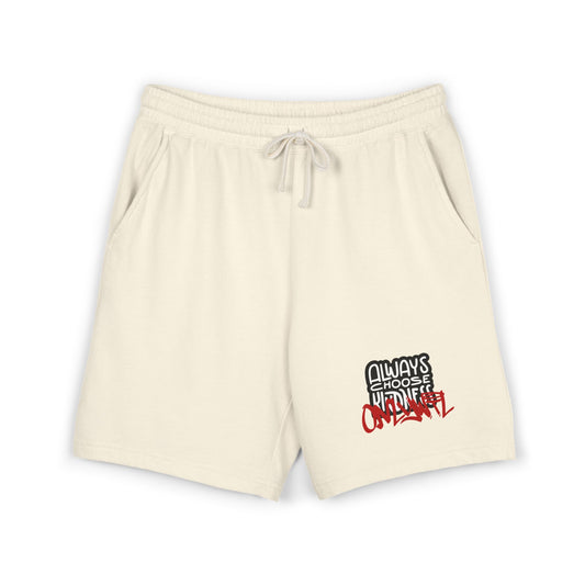 Unisex Garment-Dyed Lightweight Fleece Sweat Shorts