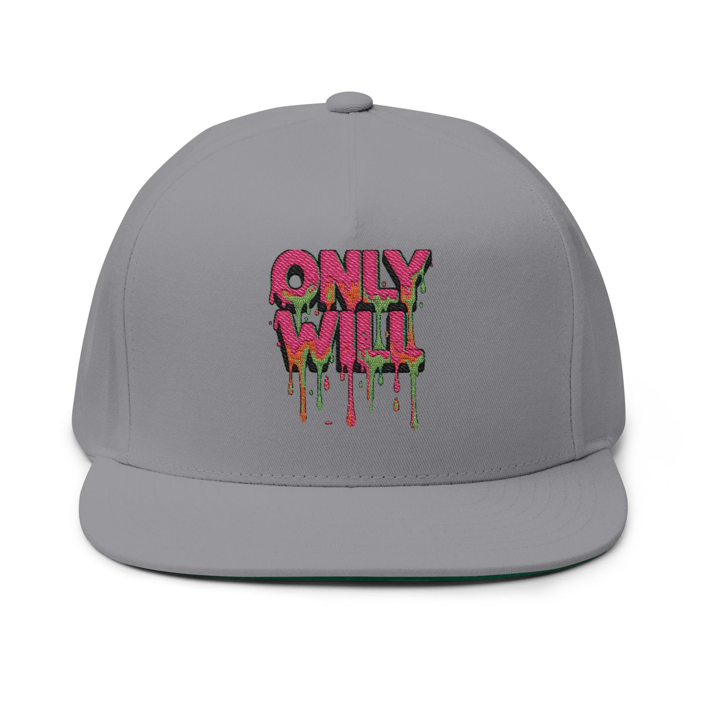 Flat Bill Cap (Embroidery)