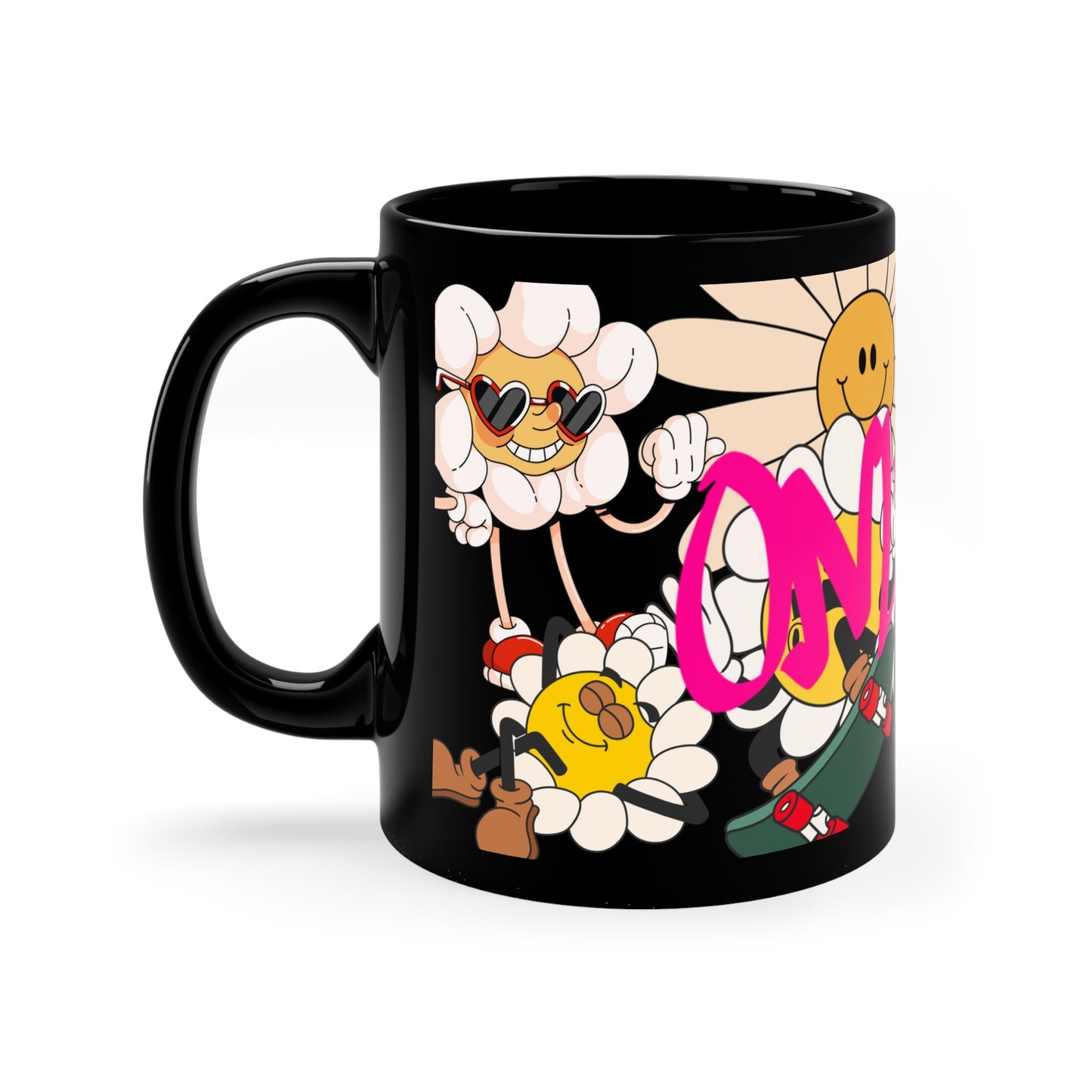 Black Coffee Mug, 11oz
